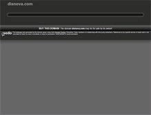 Tablet Screenshot of disnova.com